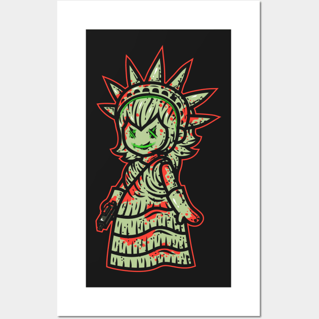 Paper Purge: Liberty Wall Art by krisren28